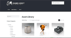 Desktop Screenshot of gameassetlibrary.com